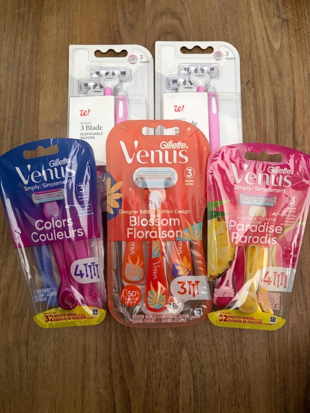 Venus Razors 3 Blades and Bonus